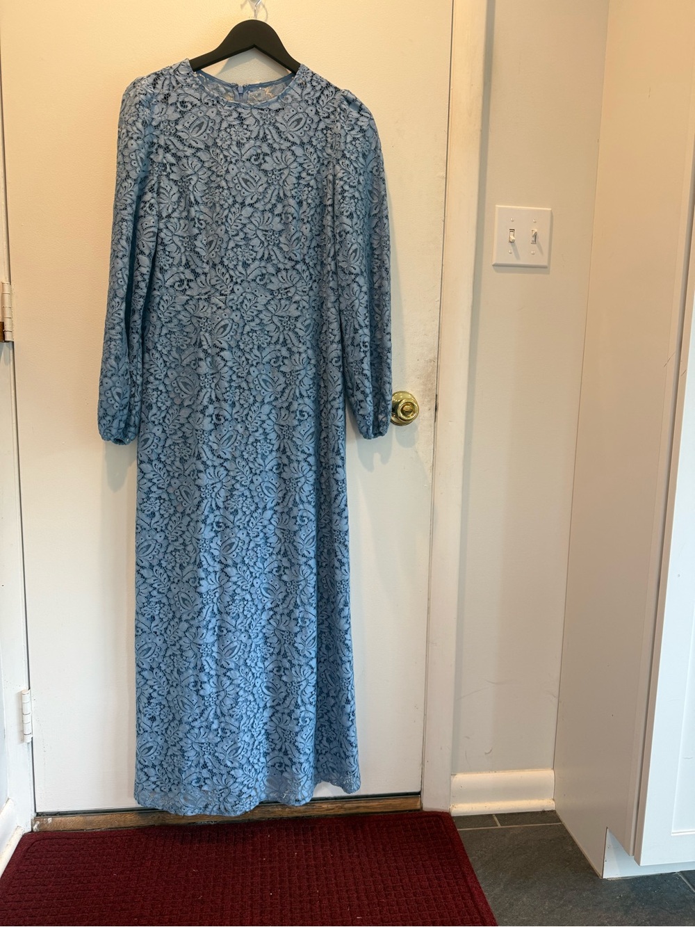 Boden Sky Blue Lace Maxi Dress